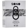 Sono Lot de 3 cockrings Silicone Sono n°25 Gris